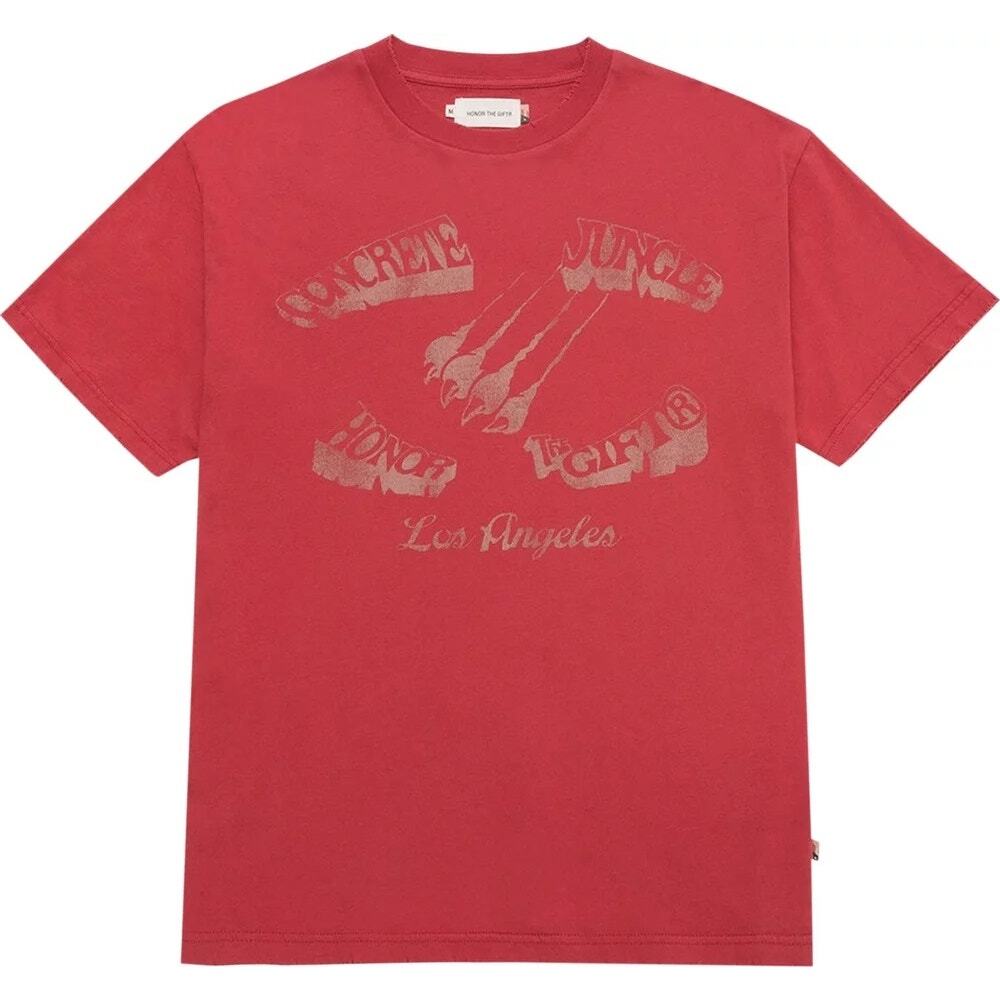 Honor The Gift Men's Concrete Jungle Distressed Oversized Box Fit Tee T-Shirt